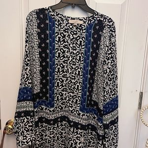 Loft long sleeve tunic, size XL
